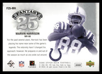 Marvin Harrison 2006 Upper Deck Fantasy Top 25 Series Mint Card #F25-MH
