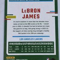 LeBron James 2023 2024 Panini Donruss Green Laser Series Mint Card #2