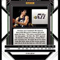 Pistol Pete Maravich 2022 2023 Panini Prizm Ruby Red Card #286