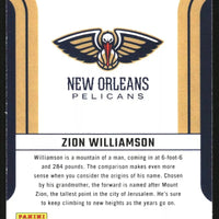 Zion Williamson 2023 2024 Donruss Franchise Features Series Mint Card #28