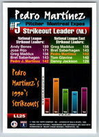Pedro Martinez 1995 Topps League Leaders Series Mint Card #LL25
