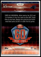 Cam Newton 2015 Topps 60th Anniversary Mint Card #T60-CN
