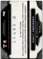 Marshawn Lynch 2015 Topps All Time Fantasy Legends Series Mint Card #ATFL-ML
