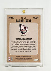 Jason Kidd 2007 2008 Fleer Feel The Game Game Used Jersey #FG-JK