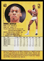 Dennis Rodman 1991 1992 Fleer Series Mint Card #63

