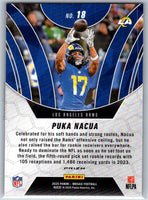 Puka Nacua 2025 Panini Mosaic Elevate Orange Prizm Series Mint Card #18
