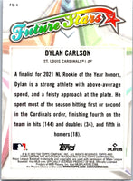 Dylan Carlson 2022 Topps Chrome Future Stars Series Mint Card #FS-4
