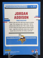 Jordan Addison 2023 Panini Donruss Optic Rated Rookie Series Mint Card #271
