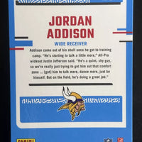 Jordan Addison 2023 Panini Donruss Optic Rated Rookie Series Mint Card #271