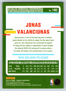 Jonas Valanciunas 2023 2024 Donruss Green Laser Series Mint Card #180