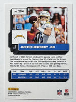 Justin Herbert 2022 Donruss Series Mint Card #294
