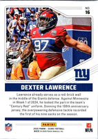 Dexter Lawrence 2025 Score Throw Backs Series Mint Insert Card #16
