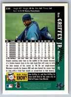 Ken Griffey 1997 Collector's Choice Series Mint Card #230
