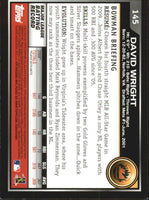 David Wright 2010 Bowman Gold Series Mint Card #145
