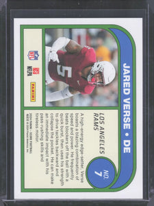 Jared Verse 2024 Panini Score Protential Series Mint Rookie Card #7