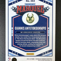 Giannis Antetokounmpo 2021 2022 Panini Chronicles Marquee Series Mint Card #362