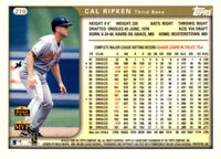 Cal Ripken Jr. 1999 Topps Series Mint Card #270
