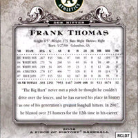 Frank Thomas 2008 UD A Piece of History Series Mint Card #98