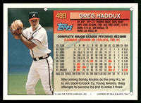 Greg Maddux 1994 Topps Series Mint Card #499
