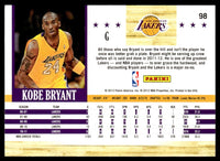 Kobe Bryant 2011 2012 Hoops Basketball Series Mint Card #98
