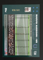 Marvin Harrison 2007 Topps Chrome White Refractor Series Mint Card #TC80  Only 869 Made
