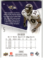 Ed Reed 2008 SP Authentic Series Mint Card #14
