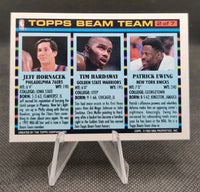 Patrick Ewing / Hardaway / Hornacek 1992 1993 Topps Beam Team Series Mint Card # 2
