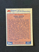 Hank Aaron 1982 Topps Kmart 20th Anniversary Series Mint Card #43
