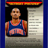 Grant Hill 1995 1996 Topps Finest Collegiate Best Series Mint Rookie Card #200