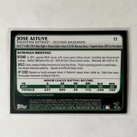 Jose Altuve 2011 Topps Bowman Rookie Card #11
