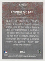 Shohei Ohtani 2018 Topps Legends in the Making Mint Rookie Card #LITM-2
