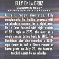 Elly De La Cruz 2024 Topps Around the Horn Series Mint Rookie Card ##ATH-19