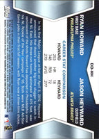Ryan Howard and Jason Heyward 2011 Topps Diamond Duos Series Mint Card  #DD-HH
