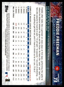 Freddie Freeman 2015 Topps Series Mint Card #73