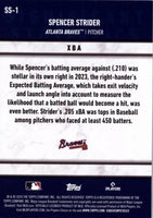 Spencer Strider 2024 Topps Significant Statistics Series Card  #SS-1
