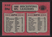 Jerry Rice 1987 Topps 1986 NFL Receiving Leaders Series Mint Card #228
