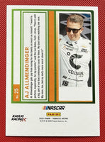 A.J. Allmendinger 2025 Panini Donruss Laser Card #25
