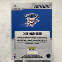 Chet Holmgren 2025 Panini Instant NBA Champions Series Mint Card #7
