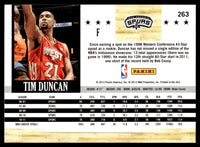 Tim Duncan 2011 2012 Hoops Series Mint Card #263
