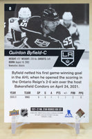 Quinton Byfield 2021 2022 Upper Deck NHL Star Rookies Box Set Card #8
