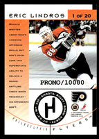 Eric Lindros 1996 1997 Donruss Hit List Promo Card
