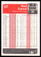 Rod Carew 1985 Fleer Series Mint Card #297
