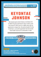 Keyontae Johnson 2023 2024 Donruss Rated Rookie Series Mint Card #237
