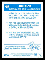Jim Rice 2012 Topps Archives 1977 Cloth Sticker Series Mint Card #77C-JR

