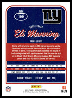 Eli Manning 2016 Panini Donruss Series Mint Card #199
