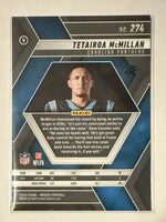Tetairoa McMillan 2025 Panini Mosaic Image Variation Silver Series Mint Rookie Card #274
