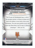 Noah Syndergaard 2016 Bowman Sophomore Standouts Series Mint Card #SS-9

