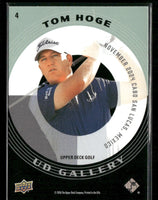 Tom Hoge 2026 Upper Deck Golf Gallery Mint Card #4
