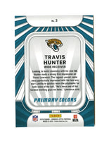 Travis Hunter 2025 Optic Football Primary Colors Mint Rookie Card #3
