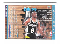 Avery Johnson 1996 1997 Topps Season's Best Dish Men Card #13
